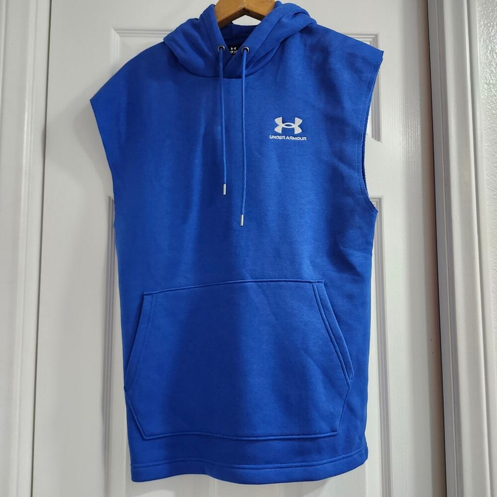 Under Armour Blue Sleeveless Hoodie